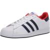 White/Collegiate Navy/Red