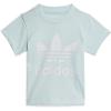 imageadidas Originals Baby Boys Trefoil TeeAlmost BlueWhite