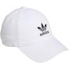 imageadidas Originals KidsBoysGirls Washed Cotton Relaxed Fit Strapback CapWhiteBlack