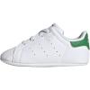 imageadidas Originals unisexchild Stan Smith CribWhiteWhiteWhite