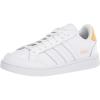 imageadidas Womens Grand Court SneakerWhiteWhiteOrange Tint