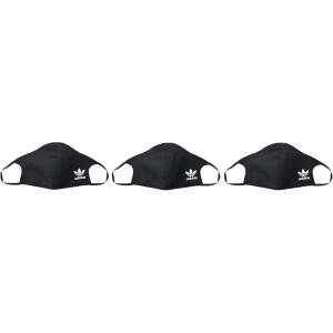 imageAdidas Originals Standard Face Covers 3PackBlackWhite