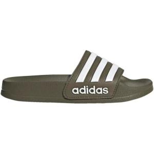 imageadidas Kids Adilette Shower SlideOlive StrataWhiteOlive Strata