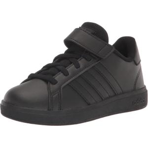 imageadidas Kids Grand Court 20 SneakersBlackBlackGrey Elastic