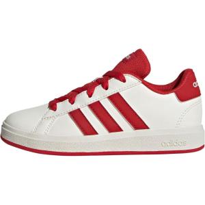 imageadidas Kids Grand Court 20 SneakersOff WhiteCollegiate RedBlack