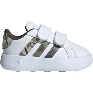 imageadidas Kids Grand Court 20 SneakersWhiteOlive StrataPutty Grey