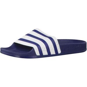 imageadidas Mens Adilette Slide SandalBlueWhite