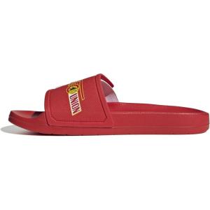 imageadidas Mens Adilette Slide SandalVivid Red Ftwr White Vivid Red