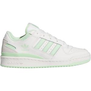 imageadidas Mens Forum Mid SneakerCloud WhiteSemi Green SparkCloud W