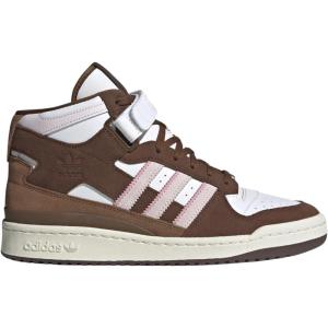 imageadidas Mens Forum Mid SneakerFtwwhtLtpinkPanton