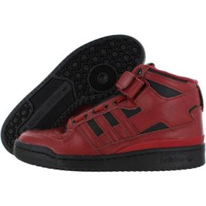 imageadidas Mens Forum Mid SneakerMystery RedCore BlackRed