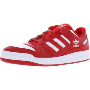imageadidas Mens Forum Mid SneakerScarletCloud White