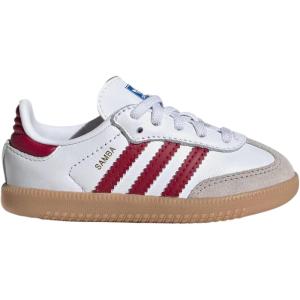 imageadidas Mens Samba Soccer ShoeCloud WhiteCollegiate BurgundyGum