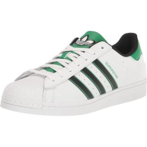 imageadidas Mens Superstar ShoeWhiteBlackGreen