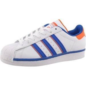 imageadidas Mens Superstar ShoeWhiteBlueOrange