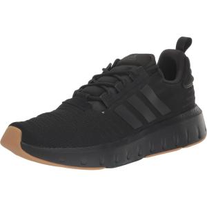imageadidas Mens Swift Run Legacy SneakerBlackBlackGum