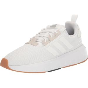 imageadidas Mens Swift Run Legacy SneakerWhiteWhiteBlack