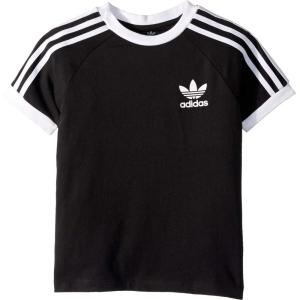 imageadidas Originals Kids Adicolor 3Stripes TeeBlackWhite