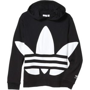 imageadidas Originals Kids Big Trefoil HoodieBlackWhite