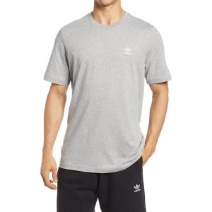 imageadidas Originals Mens Loungewear Adicolor Essentials Trefoil TeeMedium Grey Heather