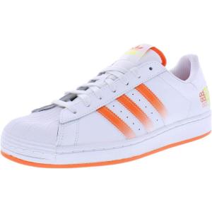 imageadidas Originals Mens Superstar Classic Low Top Sneaker ShoeCloud WhiteImpact OrangeBeam Yellowwhite