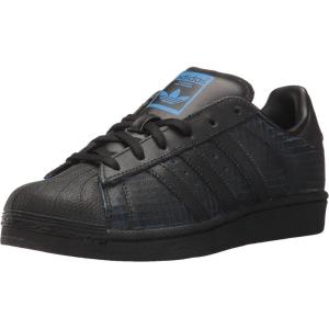 imageadidas Originals Mens Superstar Classic Low Top Sneaker ShoeCore BlackCore BlackBluebird