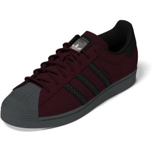 imageadidas Originals Mens Superstar Classic Low Top Sneaker ShoeShadow RedBlackDark Green