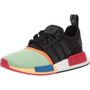 imageadidas Originals UnisexChild NMDr1s SneakerBlackBlackLush Red