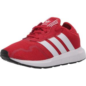 imageadidas Originals UnisexChild Swift Essential SneakerScarletWhiteBlack