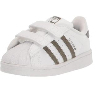imageadidas Performance Superstar 2 CF I Basketball Fashion SneakerWhiteOlive StrataWhite Cross Strap