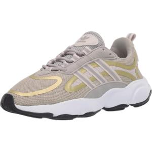 imageadidas UnisexChild Haiwee C SneakerSesameClear BrownGold Met