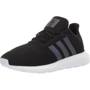 imageadidas UnisexChild Swift Running ShoeCore BlackWhiteblack