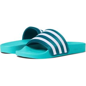 imageadidas Womens Adilette Slide SandalMint RushWhiteLegacy Teal