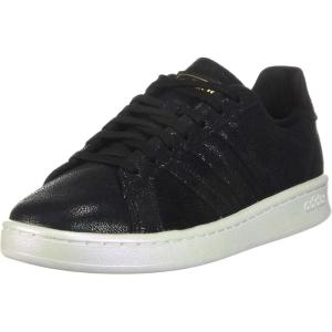 imageadidas Womens Grand Court SneakerBlackBlackWhite