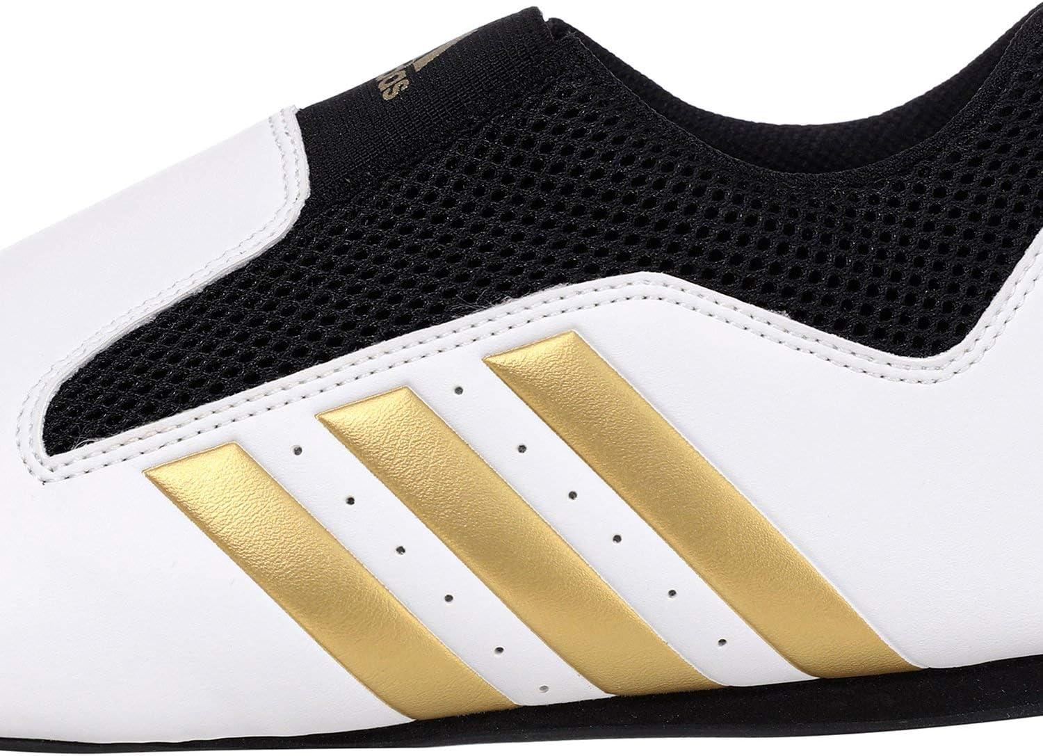 imageadidas Mens Taekwondo Karate Martial Arts Shoes Adult Kids Women Contestant TrainersWhite Gold