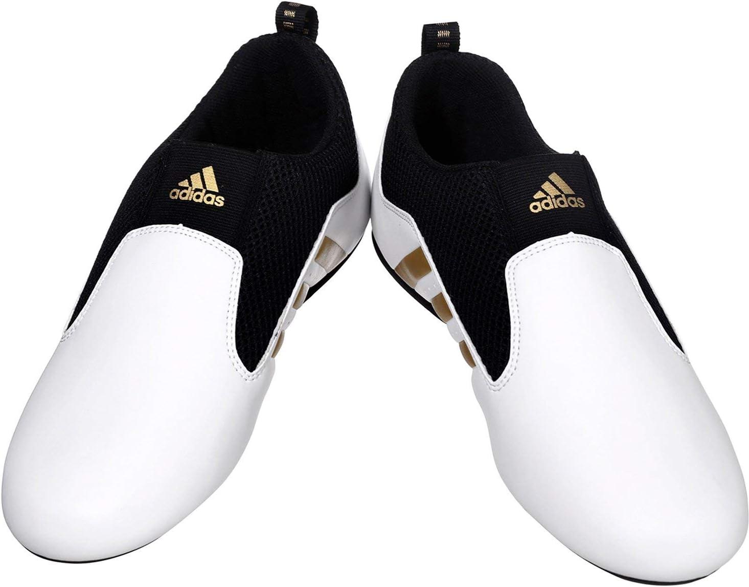 imageadidas Mens Taekwondo Karate Martial Arts Shoes Adult Kids Women Contestant TrainersWhite Gold