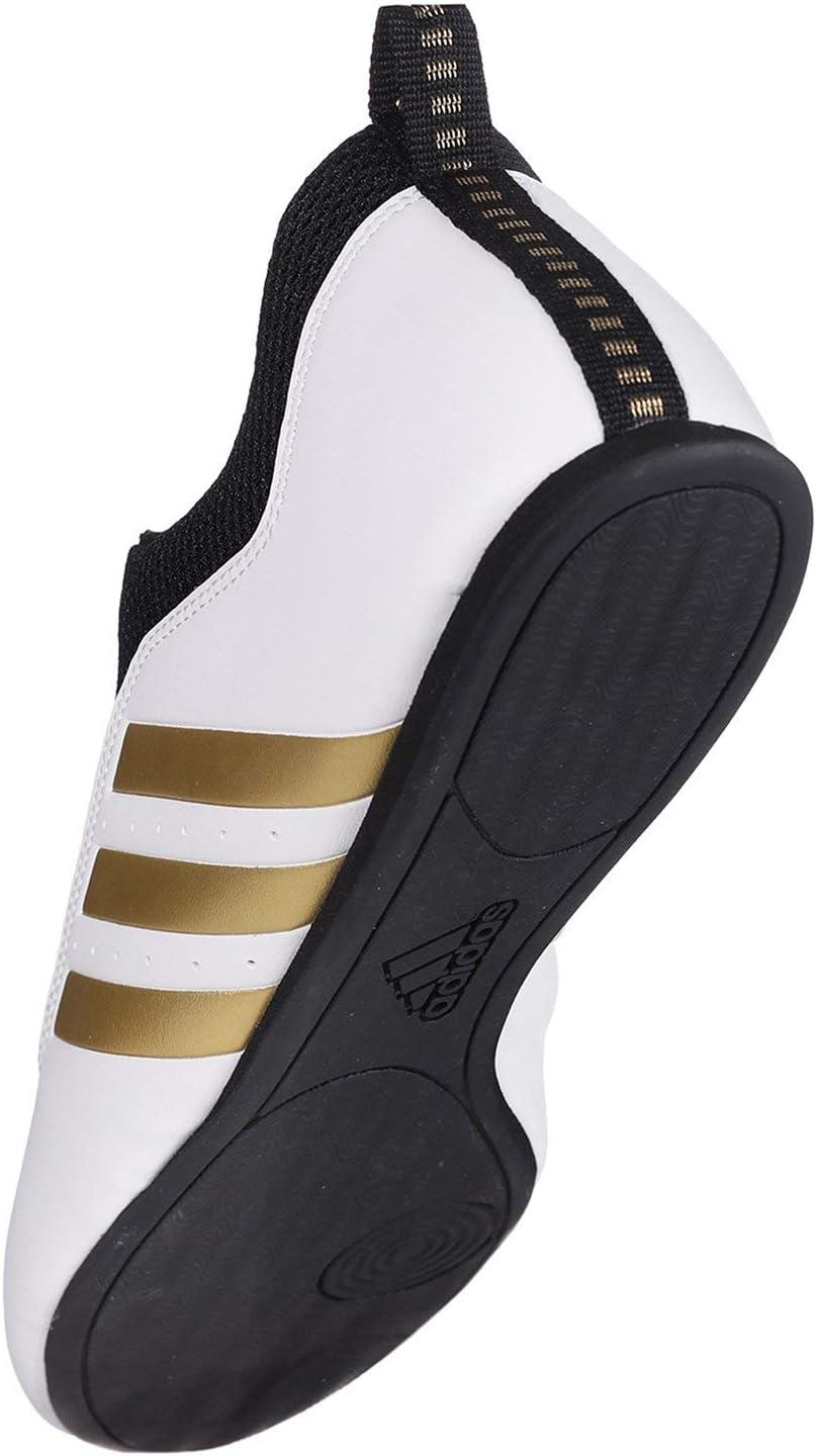 imageadidas Mens Taekwondo Karate Martial Arts Shoes Adult Kids Women Contestant TrainersWhite Gold