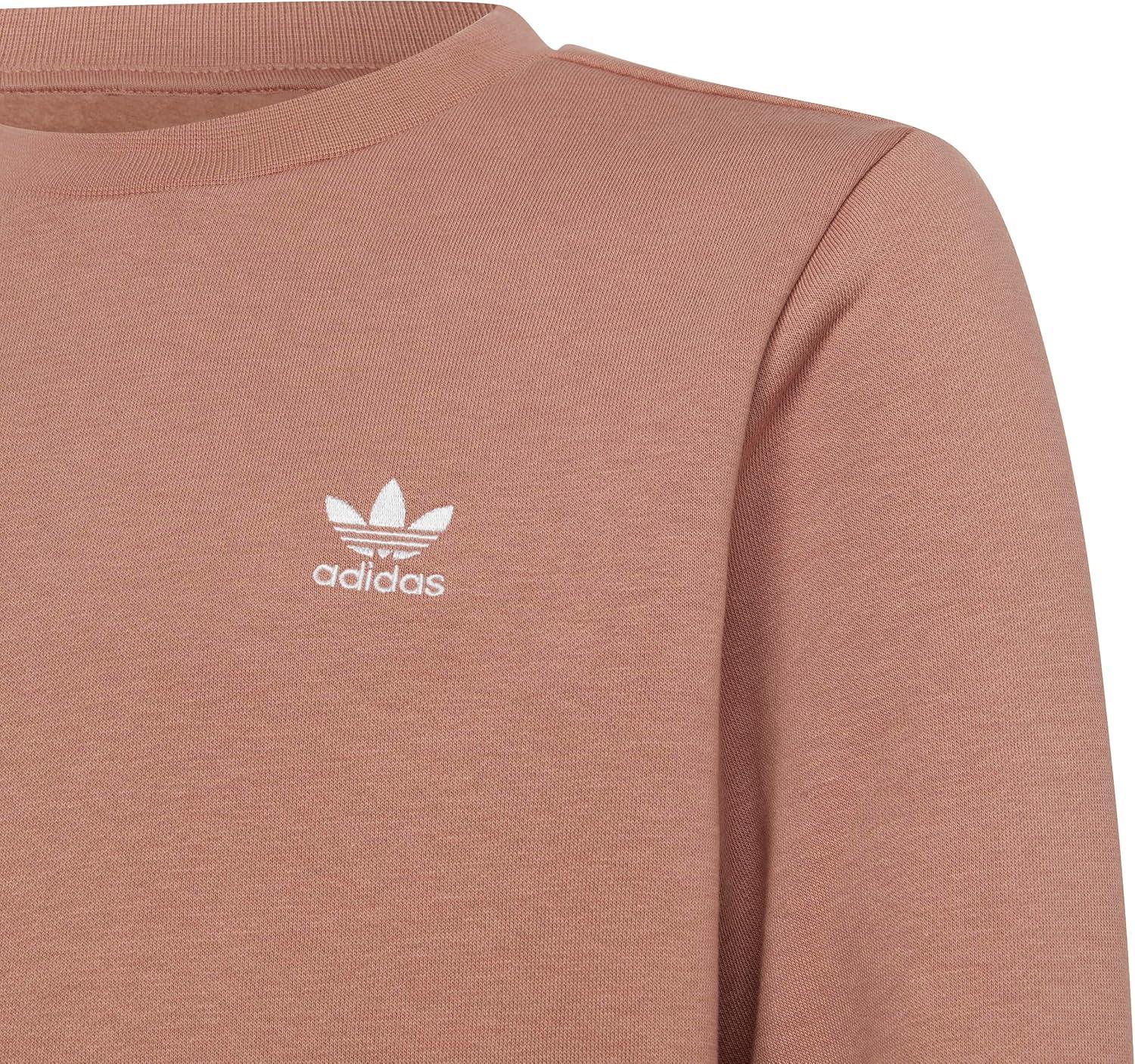 imageadidas Originals Kids Adicolor Crew SweatshirtClay Strata