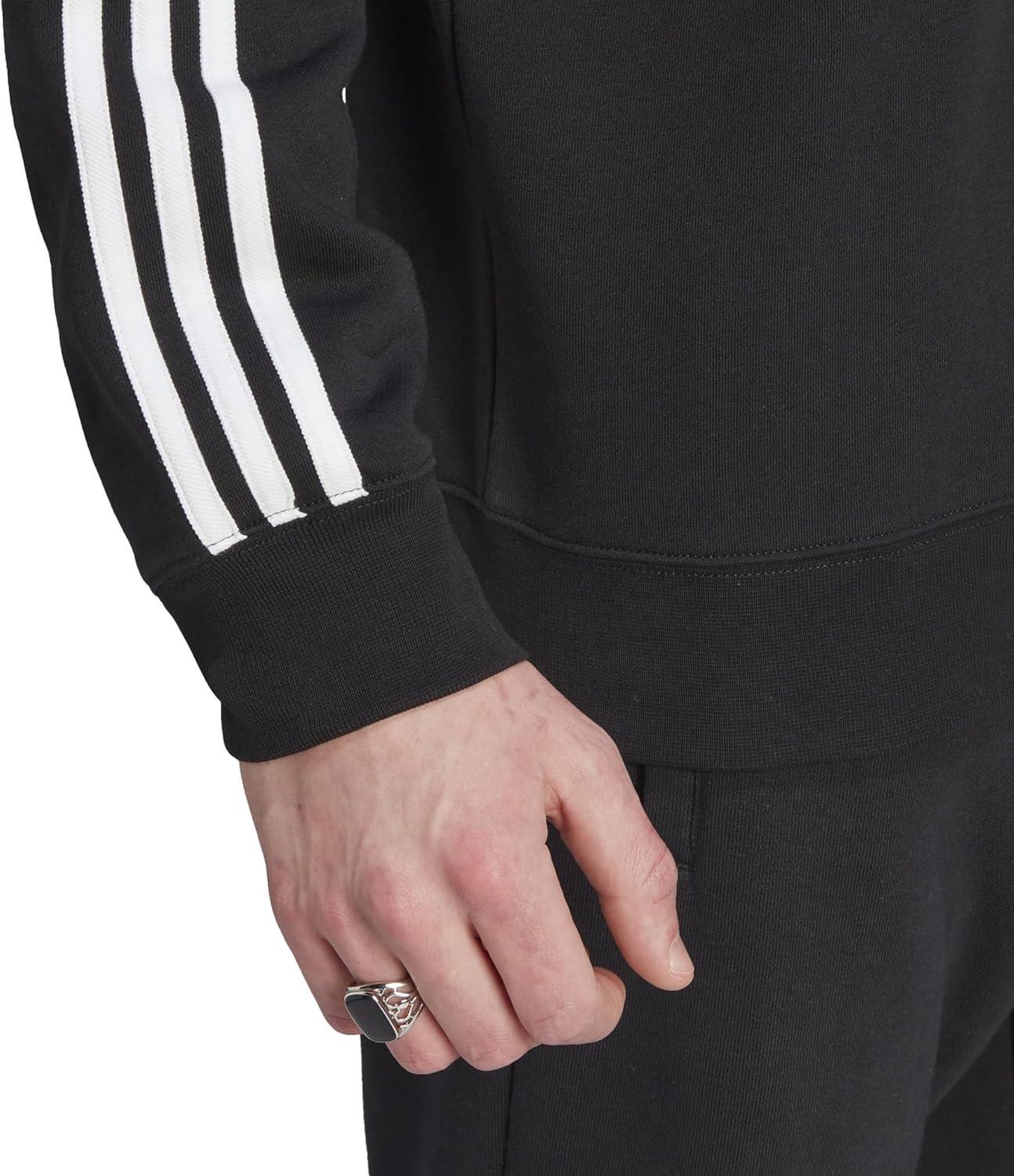imageadidas Originals Mens Adicolor Classics 3Stripes CrewBlack