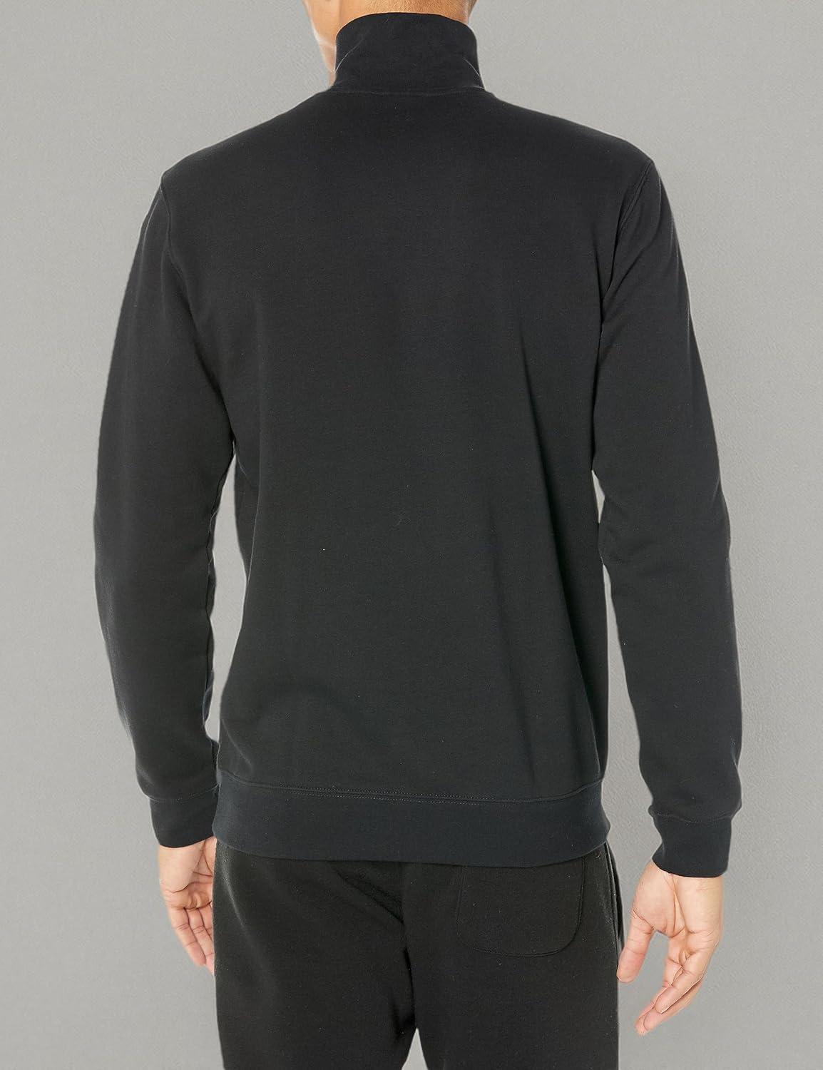 imageadidas Originals Mens Adicolor Classics 3Stripes HalfZip SweatshirtBlackWhite