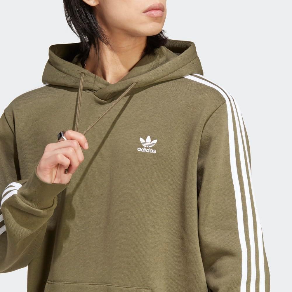 imageadidas Originals Mens Adicolor Classics 3Stripes HoodieOlive Strata