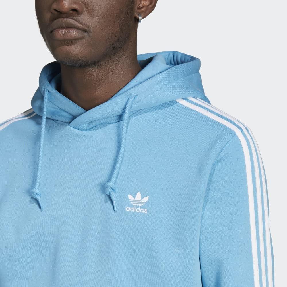 imageadidas Originals Mens Adicolor Classics 3Stripes HoodieSky Rush