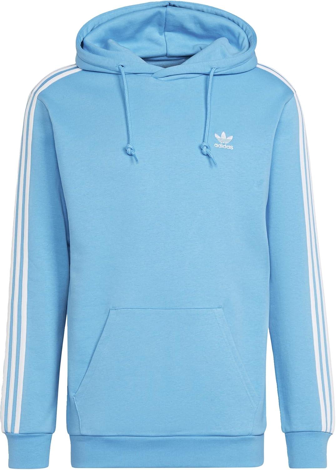 imageadidas Originals Mens Adicolor Classics 3Stripes HoodieSky Rush
