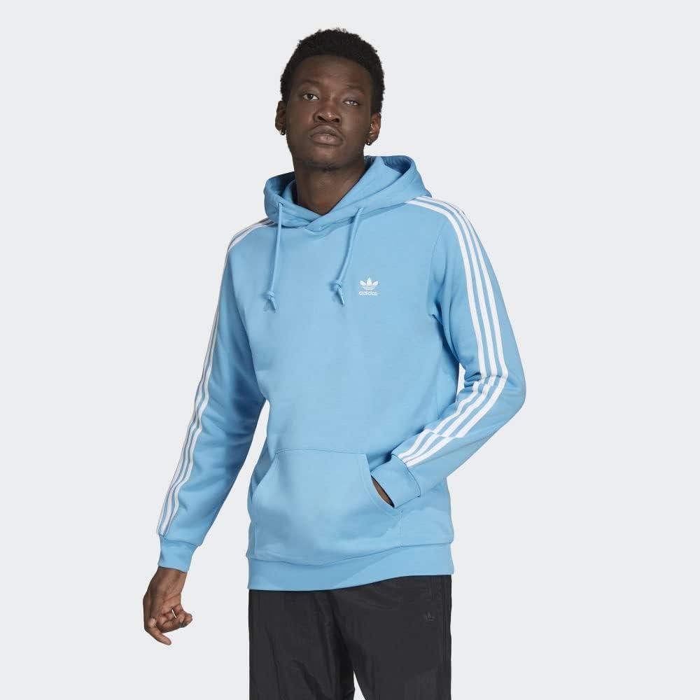 imageadidas Originals Mens Adicolor Classics 3Stripes HoodieSky Rush
