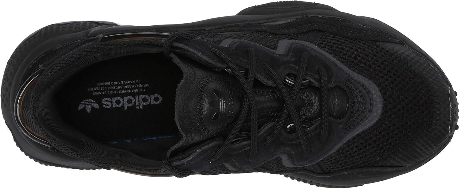 imageadidas Originals Mens Ozweego SneakerBlackBlackTrace Grey Metallic