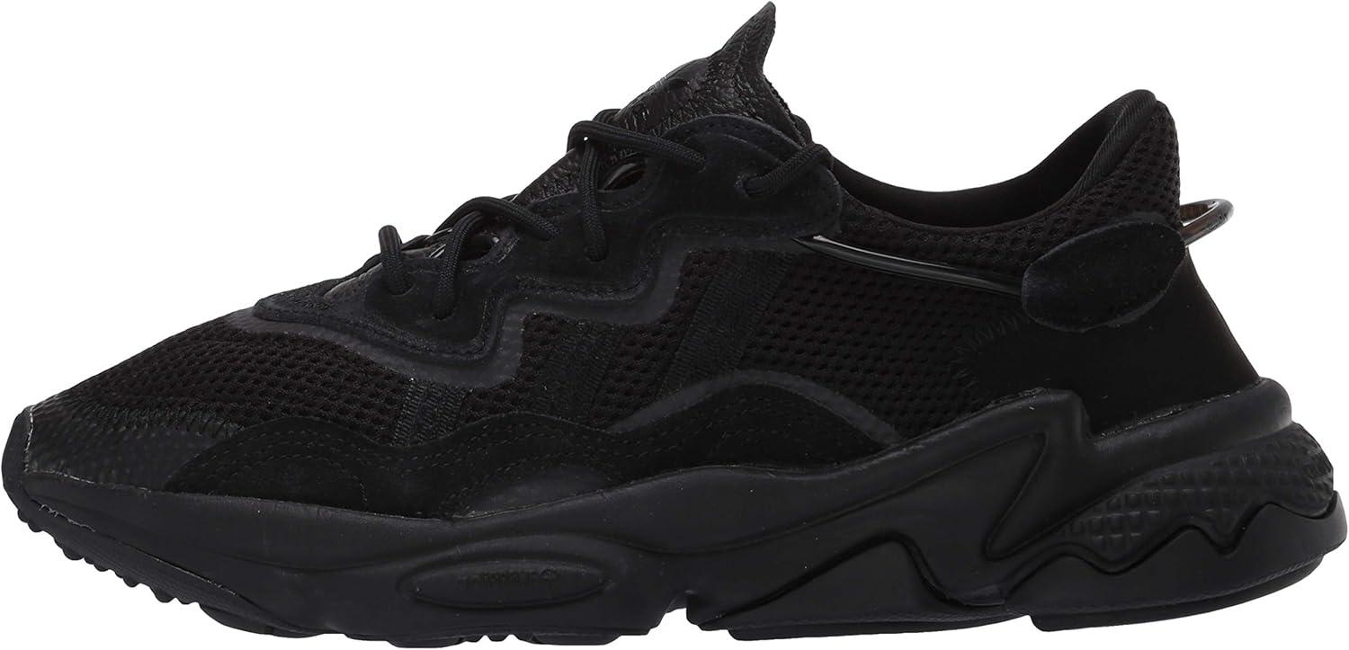 imageadidas Originals Mens Ozweego SneakerBlackBlackTrace Grey Metallic