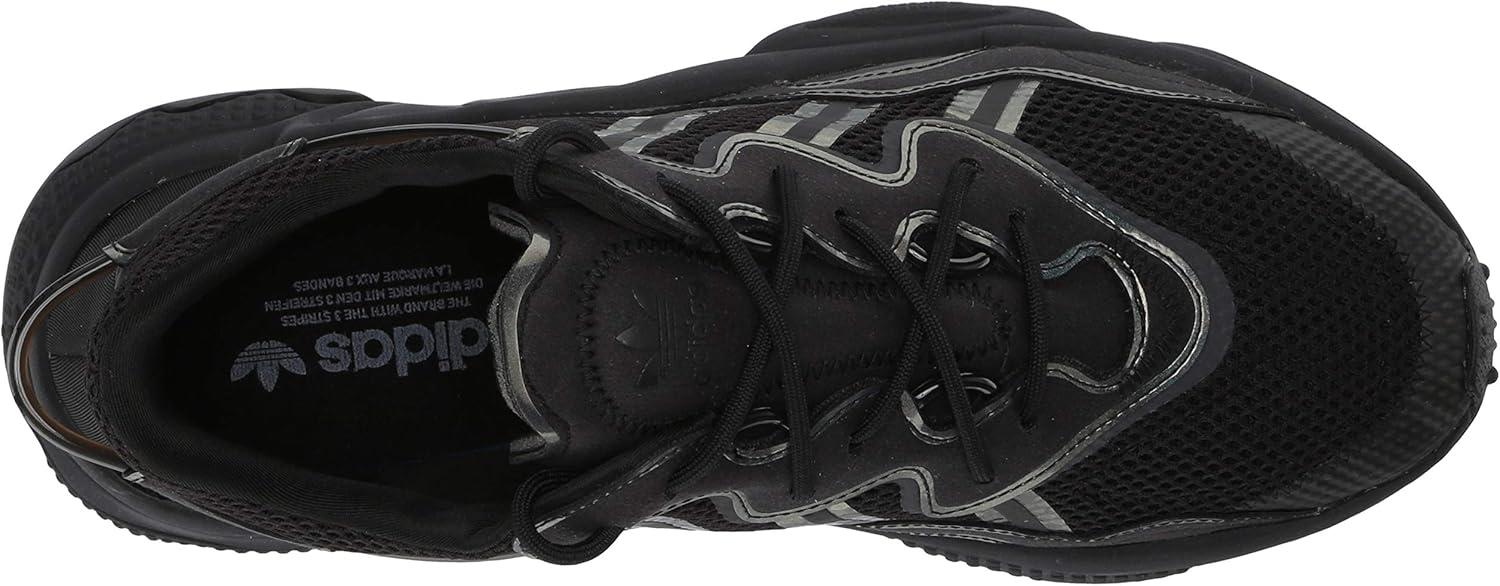imageadidas Originals Mens Ozweego SneakerBlackBlackWhite