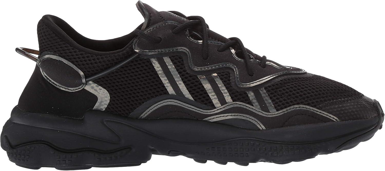 imageadidas Originals Mens Ozweego SneakerBlackBlackWhite