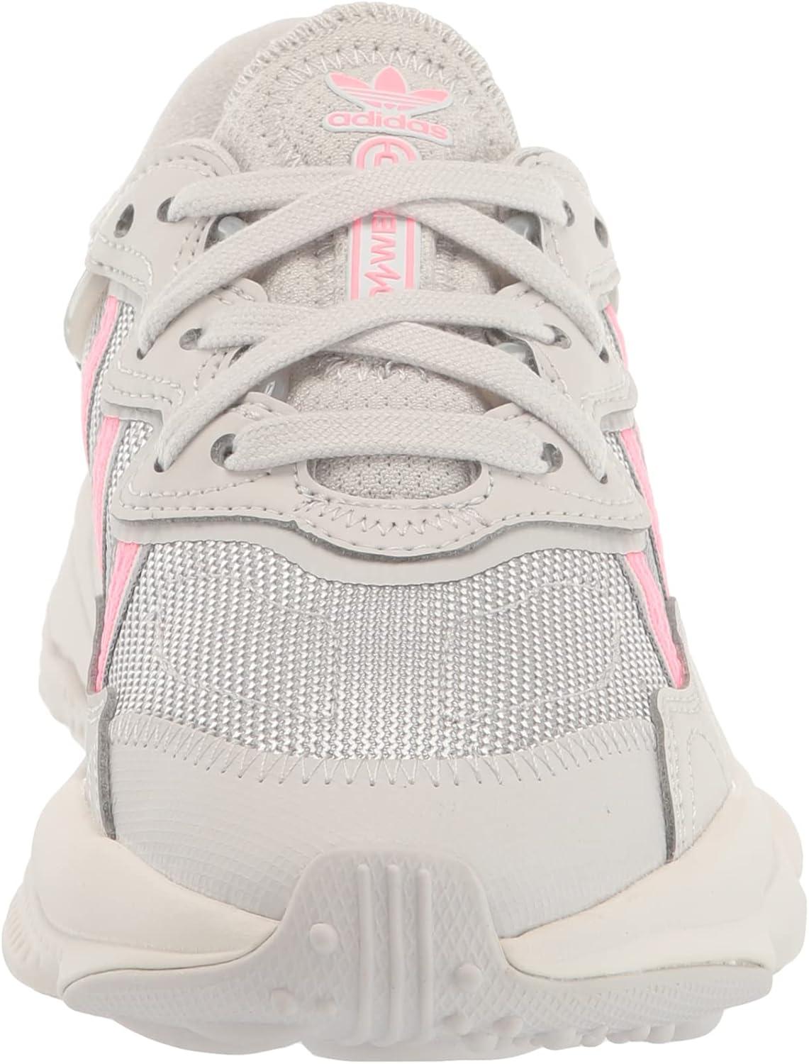 imageadidas Originals Mens Ozweego SneakerGreyCrystal WhiteBeam Pink