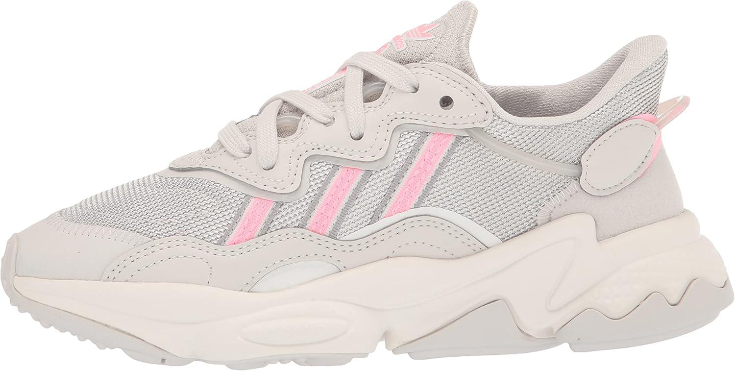 imageadidas Originals Mens Ozweego SneakerGreyCrystal WhiteBeam Pink